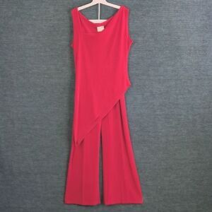 Vintage Swing Dance Outfit! Slinky Red Pants and Top